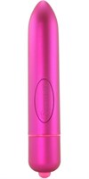 Ярко-розовый вибратор RO-160 - 16 см. - фото 155743