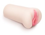 Мастурбатор-вагина с розовыми губками - фото 80774
