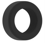 Чёрное эрекционное кольцо Cockring No.39  - фото 1361372