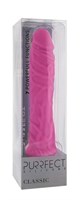 Розовый вибратор-реалистик PURRFECT SILICONE CLASSIC 8.5INCH PINK - 21,5 см. 64881 - фото 54635