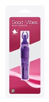 Фиолетовый клиторальный стимулятор-ракета с мишкой GOOD VIBES BEAR VIBRATOR - фото 1395694