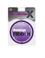 Фиолетовая лента для связывания BONDX BONDAGE RIBBON - 18 м. 64905 - фото 137550