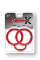 Красные силиконовые наручники BONDX SILICONE CUFFS 64920 - фото 54651