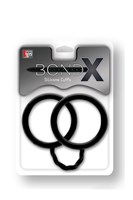 Чёрные силиконовые наручники BONDX SILICONE CUFFS 64921 - фото 54653