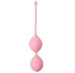 Розовые вагинальные шарики SEE YOU IN BLOOM DUO BALLS 36MM - фото 1395731