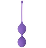 Фиолетовые вагинальные шарики SEE YOU IN BLOOM DUO BALLS 29MM - фото 1428682