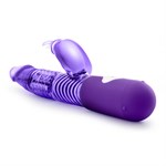 Фиолетовый вибратор с клиторальной стимуляцией Luxe Rabbit 2 - 26 см. - фото 81255