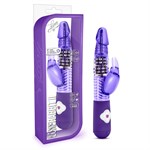 Фиолетовый вибратор с клиторальной стимуляцией Luxe Rabbit 2 - 26 см. - фото 81256