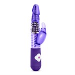 Фиолетовый вибратор с клиторальной стимуляцией Luxe Rabbit 2 - 26 см. - фото 81254