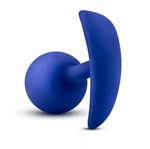 Синяя анальная пробка для ношения Performance Wearable Vibro Plug - 8,4 см. - фото 1416439