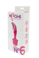 Розовый вибратор-жезл NAGHI NO.6 - 17,5 см. - фото 156964