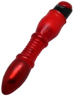 Красный гелевый вибратор Carrie - 25 см. - фото 157088