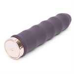 Фиолетовый вибратор с волнообразным стволом Deep Inside Rechargeable Classic Wave Vibrator - 16,5 см. - фото 55444