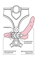 Пояс харнесс премиум класса WOMAN SIMPLEX(S) с 3 насадками 67383