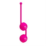 Ярко-розовые вагинальные шарики Kegel Tighten Up III - фото 82162