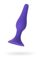 Фиолетовая анальная втулка Toyfa A-toys - 12,5 см. - фото 1396406
