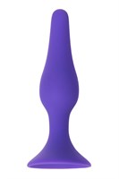 Фиолетовая анальная втулка Toyfa A-toys - 12,5 см. - фото 1396407