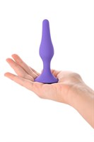 Фиолетовая анальная втулка Toyfa A-toys - 11,3 см. - фото 1396420