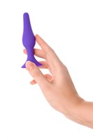 Фиолетовая анальная втулка Toyfa A-toys - 10,2 см. - фото 1396429