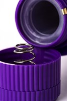 Фиолетовый вибратор с шишечками - 17 см. - фото 55879