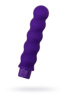 Фиолетовый фигурный вибратор - 17 см. - фото 158620
