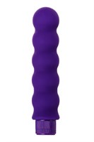 Фиолетовый фигурный вибратор - 17 см. - фото 158619