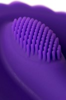 Фиолетовый вибратор для ношения в трусиках - фото 1361682
