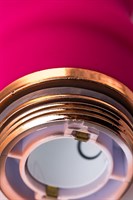 Розовый рельефный вибростимулятор точки G - 16 см. - фото 158677