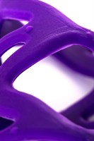 Фиолетовая насадка-сетка на пенис - 7,5 см. - фото 55910