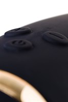 Чёрный вибратор WANAME Gulf с клиторальным отростком - 22,5 см. - фото 82497