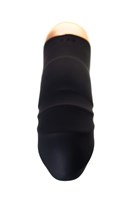 Чёрный вибратор WANAME Storm со стимулирующими рёбрами - 22,5 см. - фото 159200