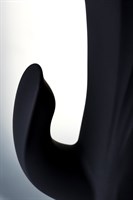 Чёрный вибратор WANAME Thunder с клиторальным отростком - 24,2 см. - фото 159246