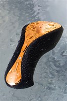 Чёрно-золотой клиторальный вибромассажер WANAME Surf - фото 159264