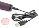 Фиолетовый вибратор So Exquisite Rechargeable G-Spot Vibrator - 16,5 см. - фото 159429