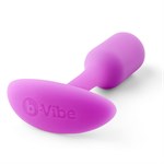 Розовая пробка для ношения B-vibe Snug Plug 1 - 9,4 см. - фото 1396849