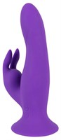 Фиолетовый силиконовый вибратор типа rabbit Pure Lilac Vibes Rabbit - 18 см. - фото 159535
