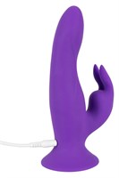 Фиолетовый силиконовый вибратор типа rabbit Pure Lilac Vibes Rabbit - 18 см. - фото 159537