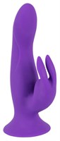 Фиолетовый силиконовый вибратор типа rabbit Pure Lilac Vibes Rabbit - 18 см. - фото 159534