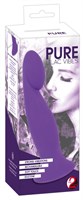 Фиолетовый G-стимулятор с вибрацией Pure Lilac Vibes - 18 см. - фото 193084