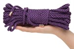 Фиолетовая веревка для связывания Want to Play? 10m Silky Rope - 10 м. - фото 56344