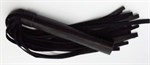 Чёрная плеть из нежной кожи - 45 см. - фото 1396964