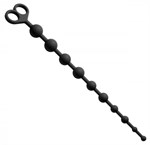 Анальные бусы Captivate Me 10 Bead Silicone Anal Beads - 34 см. - фото 188000