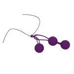 Фиолетовый набор для тренировки вагинальных мышц Kegel Balls - фото 83243