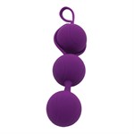 Фиолетовый набор для тренировки вагинальных мышц Kegel Balls - фото 83244