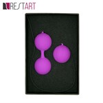 Фиолетовый набор для тренировки вагинальных мышц Kegel Balls - фото 83246