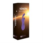 Фиолетовый вакуумный бесконтактный стимулятор-вибратор Venera - фото 160880