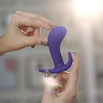 Фиолетовый анальный стимулятор BOOTIE M - 9,3 см. - фото 160938