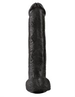 Чёрный фаллоимитатор-гигант 15  Cock with Balls - 40,6 см. - фото 1172559