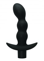 Чёрный анальный вибромассажёр Naughty - 14,5 см. - фото 1336328