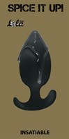 Чёрная анальная пробка Insatiable - 10,5 см. - фото 179830
